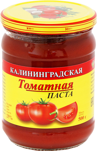Томатная паста 25% 500 1/6