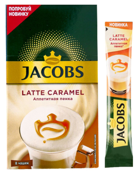 Кофе растворимый Jacobs 3 in 1 CARAMEL 10x16.9г 1/12