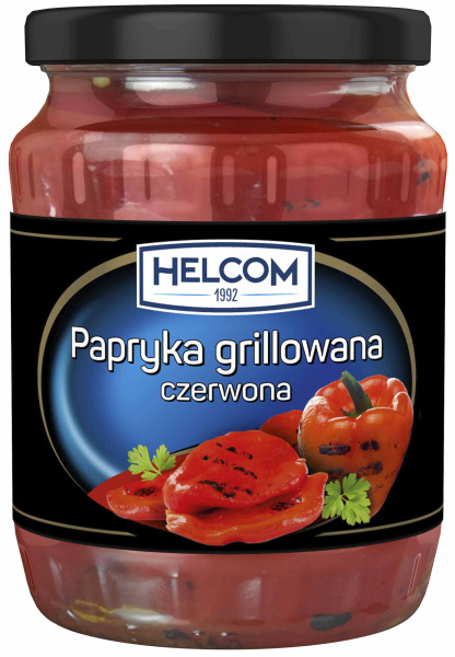 Перец красный гриль HELCOM 720 мл 1/6