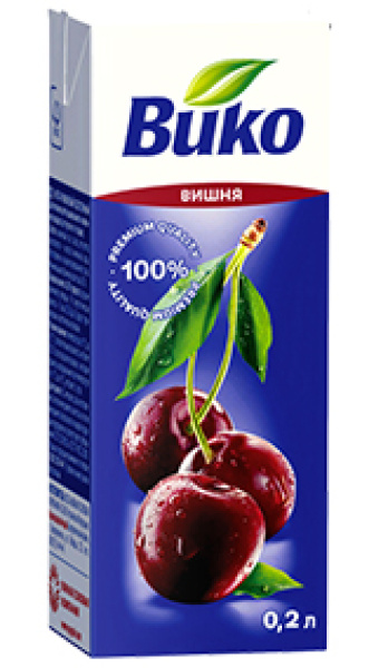 Нектар вишневый 0,2 л. Вико 1/24
