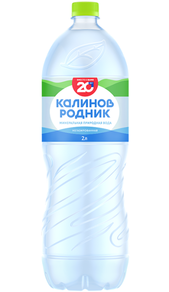 Вода пит. Калинов Родник 2 л н/газ ПЭТ 1/6
