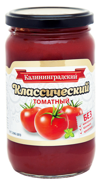 Кетчуп Калининградский Классический 1/8 380 г