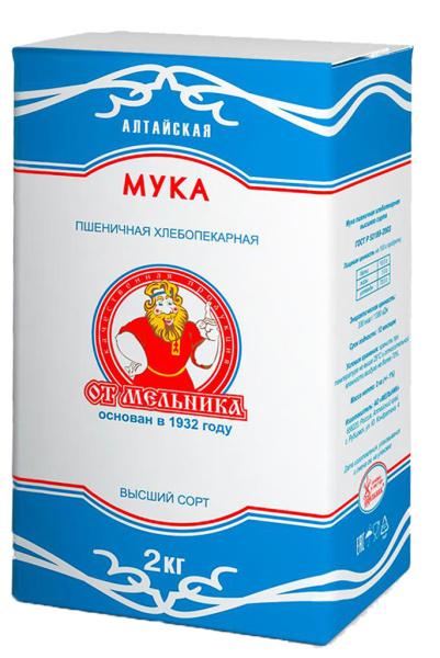 Мука в/с Мельник 2кг 1/6