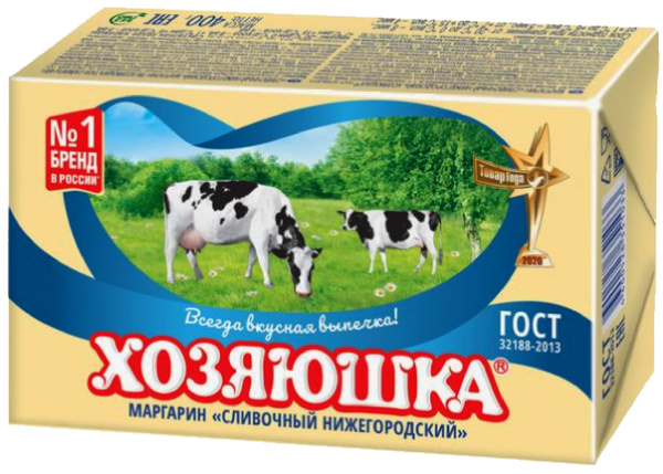 Маргарин "Сливочный Нижегородский" 400гр 1/16