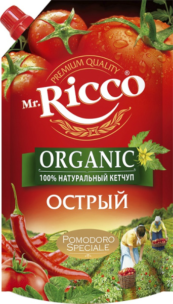 Кетчуп MR "Острый" 350 гр. 1/16