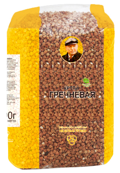 Крупа гречневая 800г ЛУЖКИ 1/12
