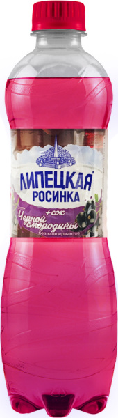 Липецкая-Лайт черная смородина газ 0,5л,1/12