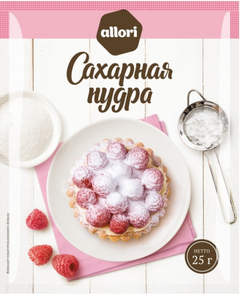 Сахарная пудра АЛЛОРИ 25 гр 1/40
