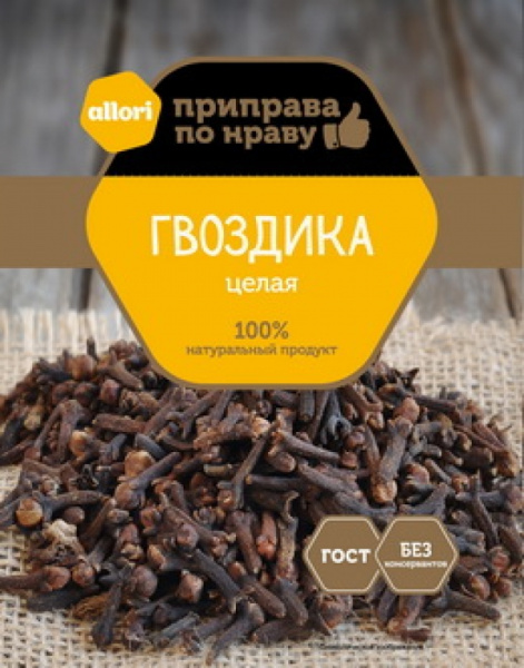 Гвоздика целая ГОСТ АЛЛОРИ 10гр 1/30