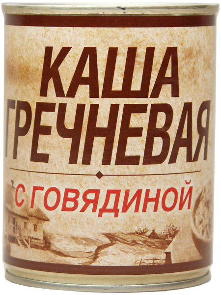 Каша гречневая с говядиной 338г 1/30 ТМ Вотчина