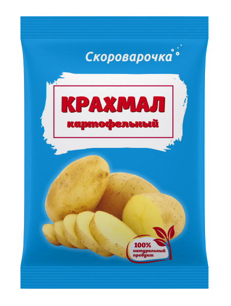 Крахмал картофельный фас 200г 1/60 Скороварочка