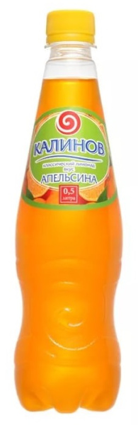 Лимонад ПЭТ Апельсин Калинов 0,5 л. 1/12