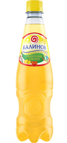 Лимонад ПЭТ Сказочный Ключик Калинов 0,5 л. 1/12