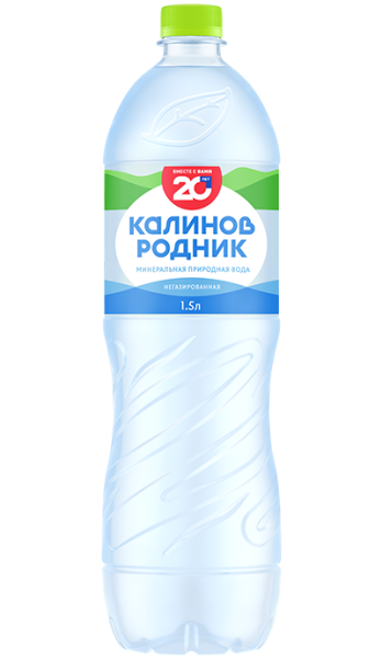 Вода пит. Калинов Родник 1,5 л н/газ ПЭТ 1/6