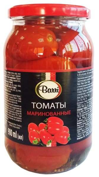 Томаты маринованные Barri 900мл 1/8 стекло