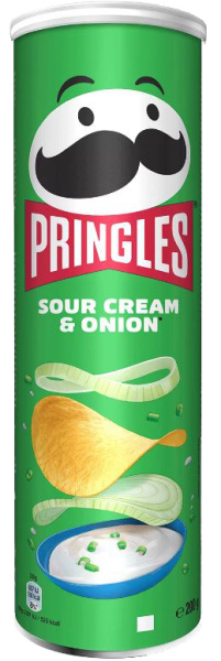 Чипсы Сметана/лук 165г 1/19 ТМ"Pringles"