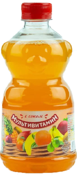 Сокосодержащий напиток Мультивитамин Мишки 0,4 л ПЭТ 1/12