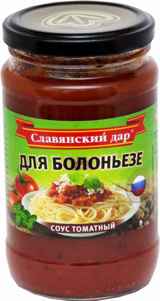 Соус томатный "Для болоньезе" 360г 1/8