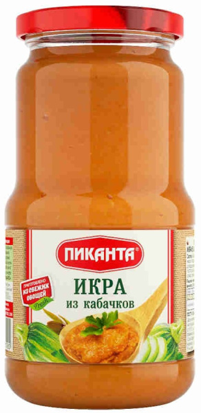 Икра из кабачков Пиканта 450 г 1/6