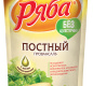 Майонез "Постный" 372гр пакет ТМ Ряба 1/24