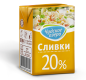 Сливки 20% 200г ТМ Чудское озеро 1/18