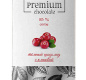 Шоколад Premium тёмный с сушеной клюквой (коробка) 90г 1/15