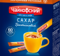 Сахар тростниковый в стиках порционный Чайкофский 0,3 кг (60*5г) Экстра 1/10 шт